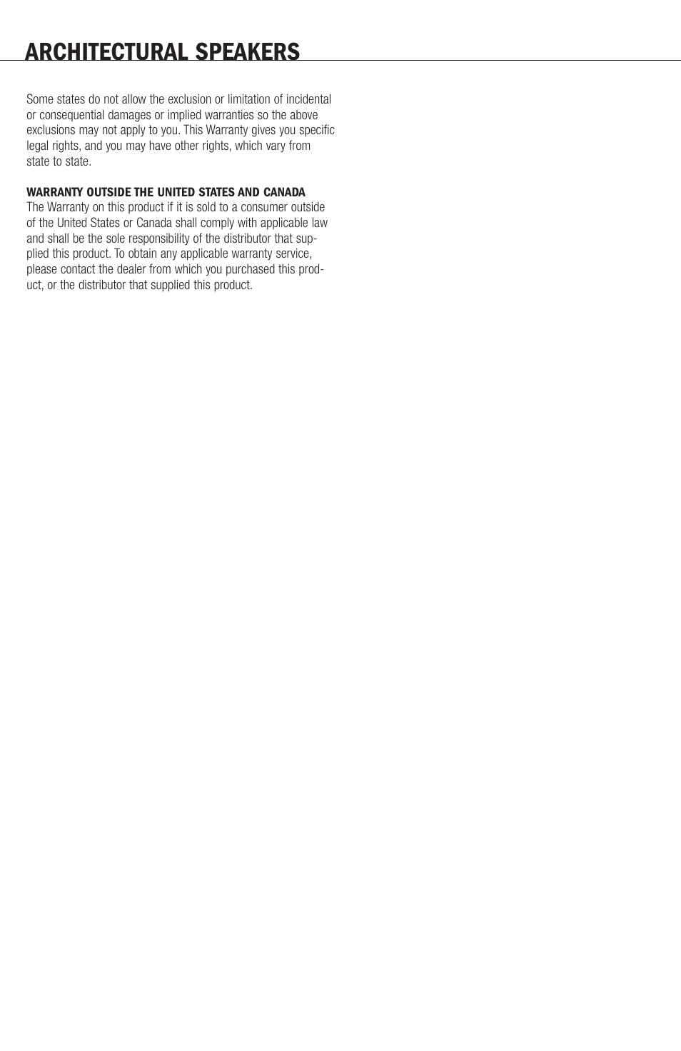 Architectural speakers | Klipsch CDT ARCHITECTURALCDT ARCHITECTURAL User Manual | Page 4 / 5