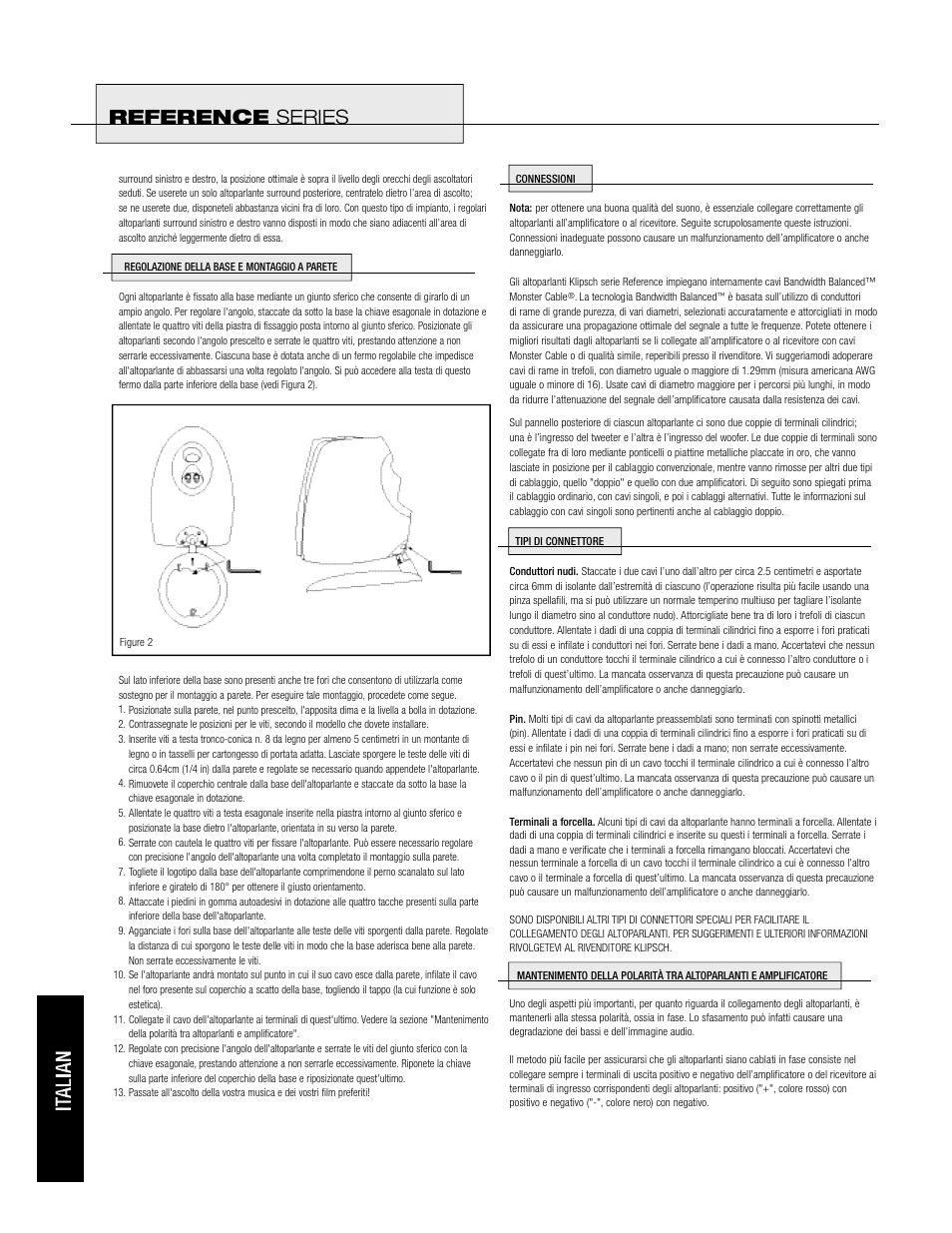 Reference series | Klipsch Reference Sattelite Speaker User Manual | Page 12 / 24