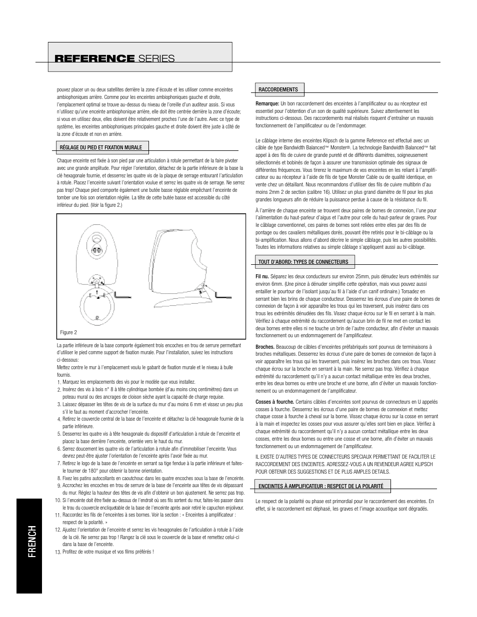Reference series | Klipsch Reference Sattelite Speaker User Manual | Page 6 / 24