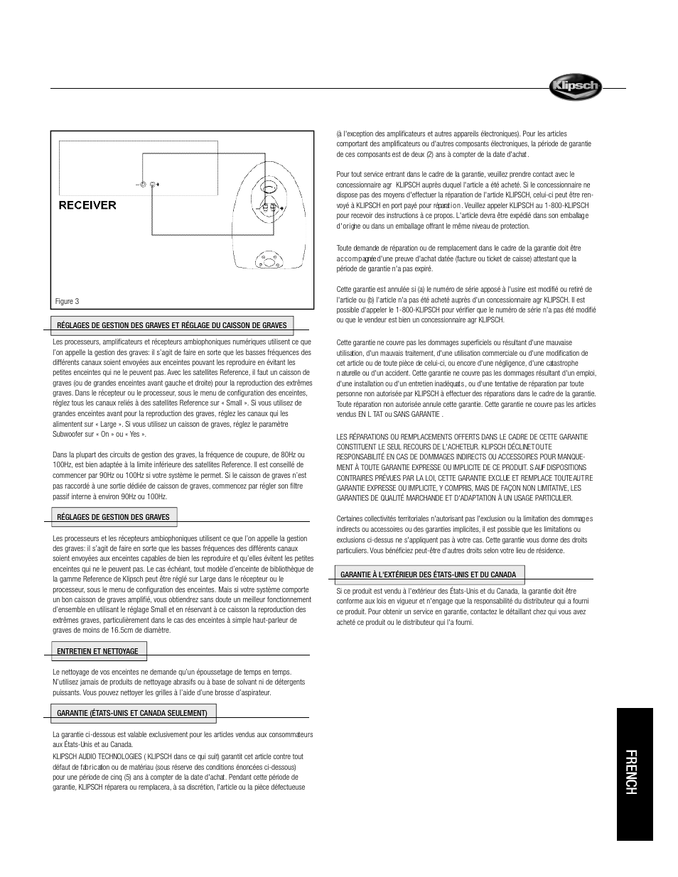 Klipsch Reference Sattelite Speaker User Manual | Page 7 / 24