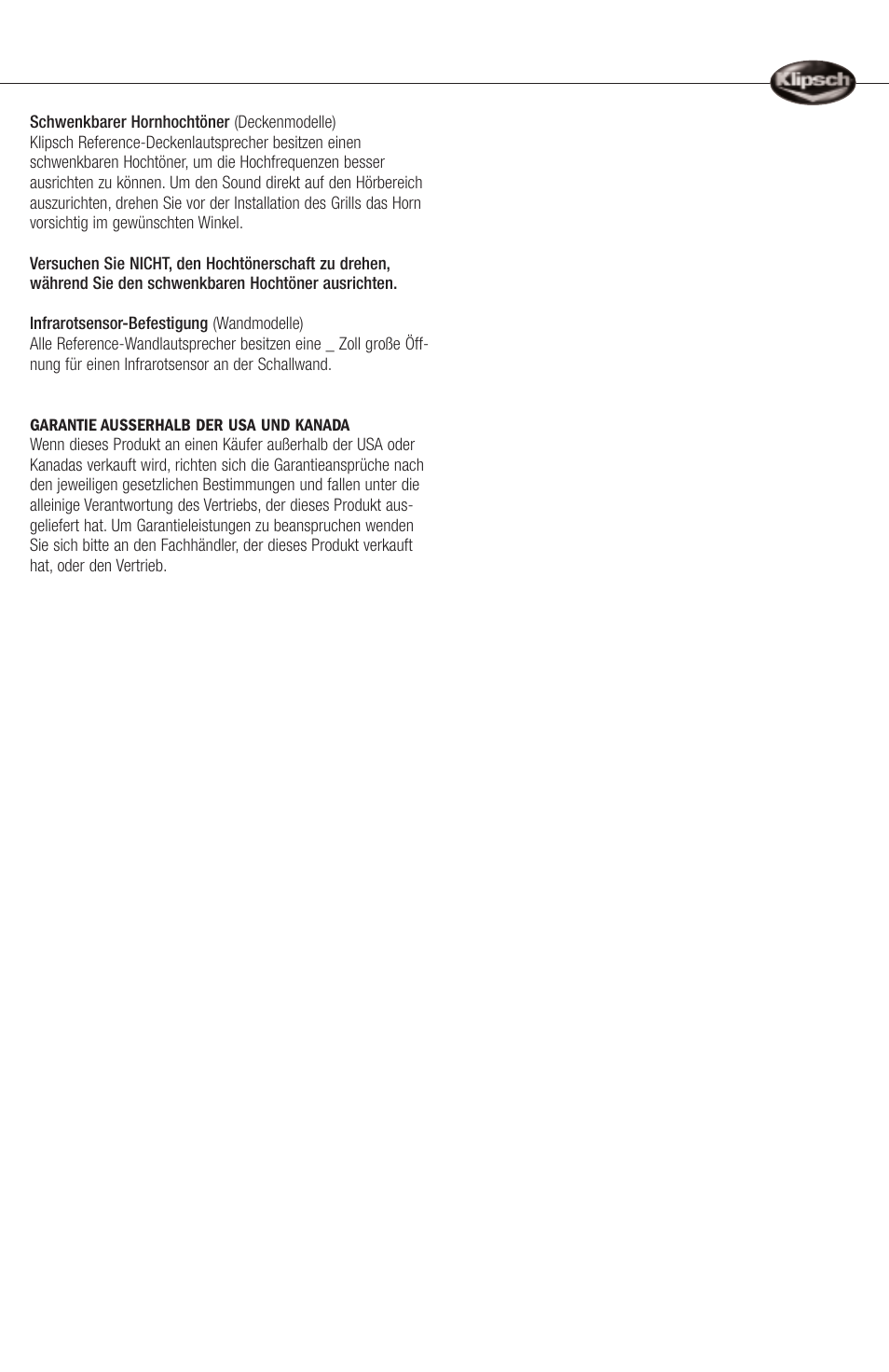 Klipsch ARCHITECTURAL SPEAKERS User Manual | Page 13 / 24