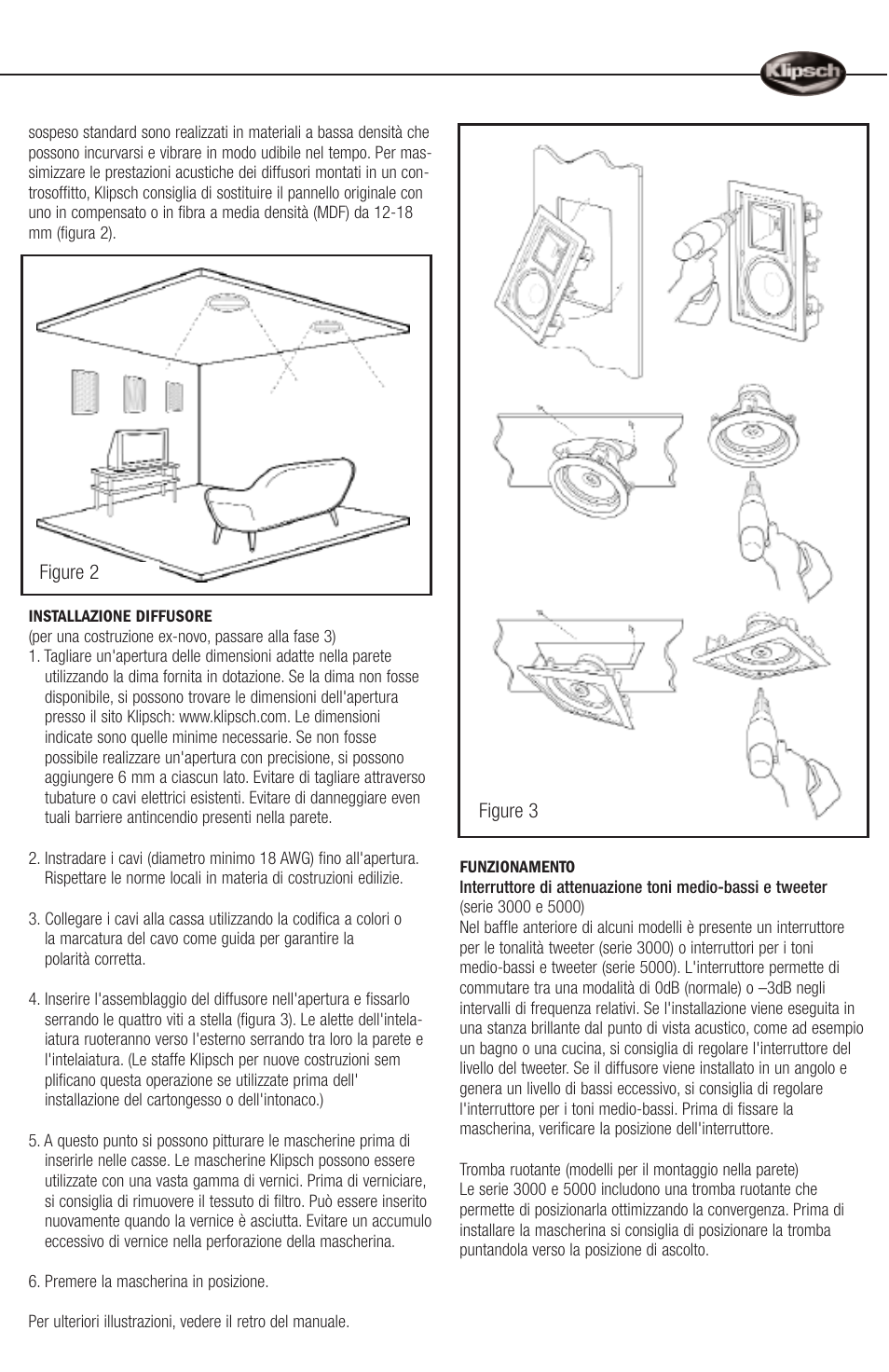 Klipsch ARCHITECTURAL SPEAKERS User Manual | Page 15 / 24