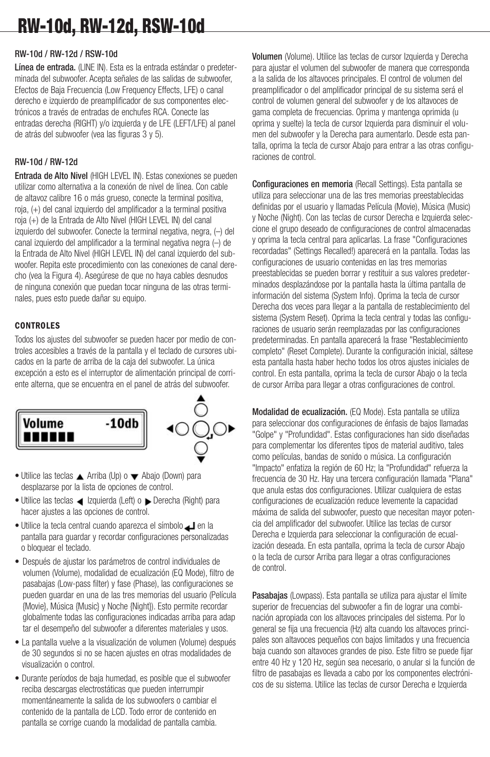 Klipsch 12d User Manual | Page 20 / 30