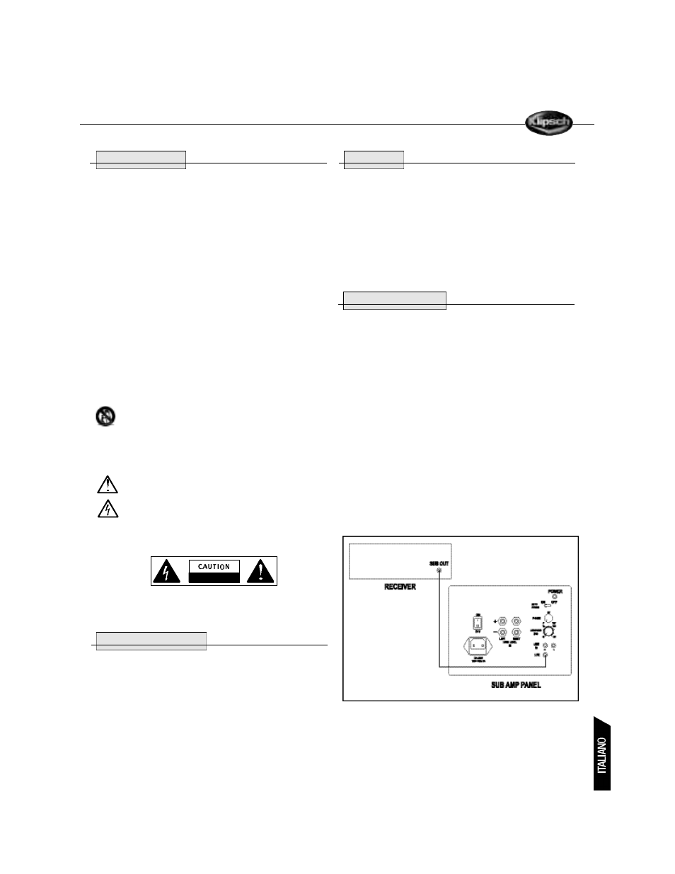 Figure 1 | Klipsch Reference Series User Manual | Page 11 / 24