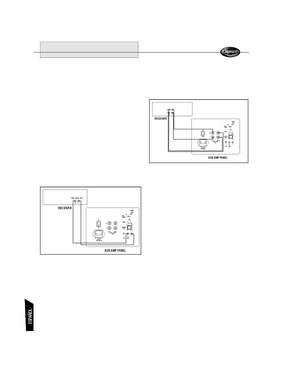 Reference series, Figure 2 figure 3 | Klipsch Reference Series User Manual | Page 18 / 24