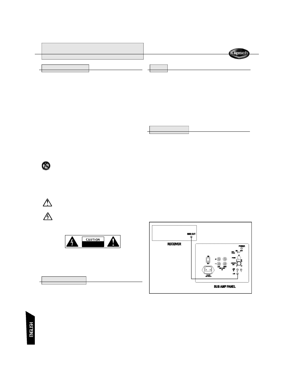 Reference series, Figure 1 | Klipsch Reference Series User Manual | Page 2 / 24