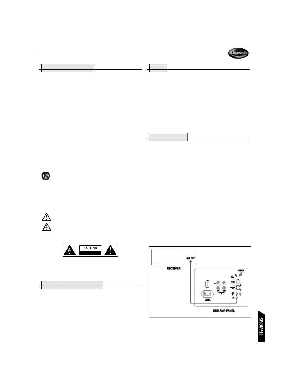 Figure 1 | Klipsch Reference Series User Manual | Page 5 / 24