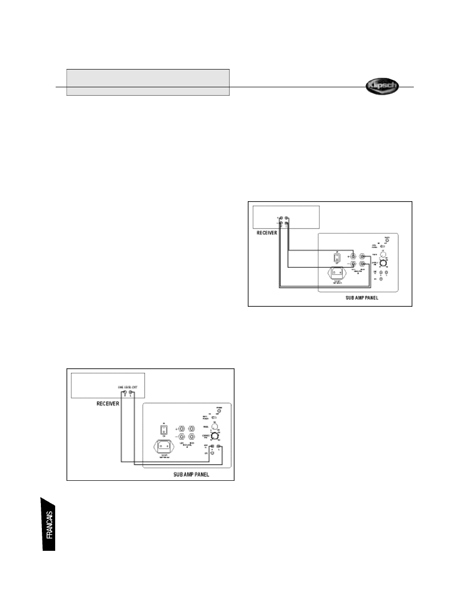Reference series, Figure 2 figure 3 | Klipsch Reference Series User Manual | Page 6 / 24
