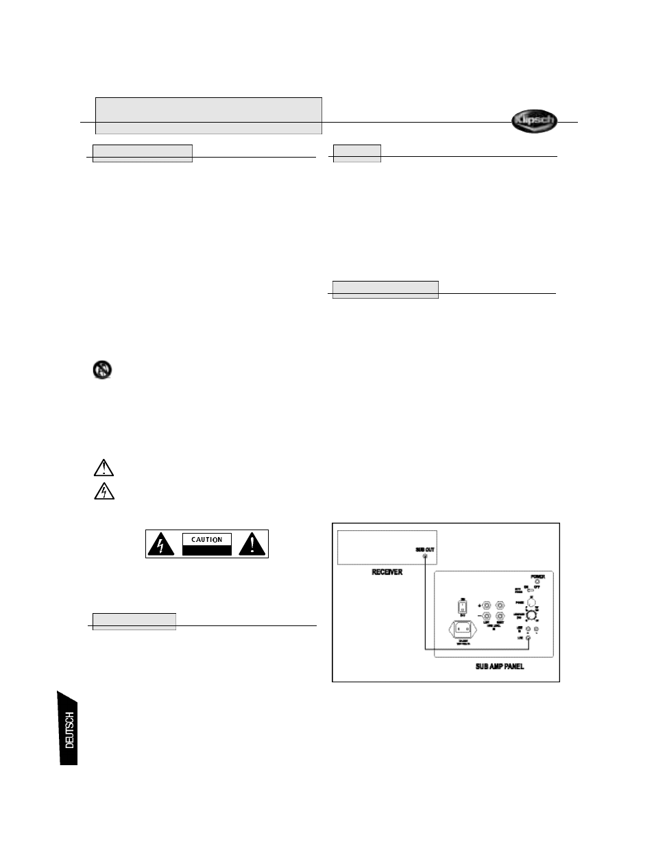 Reference series, Figure 1 | Klipsch Reference Series User Manual | Page 8 / 24