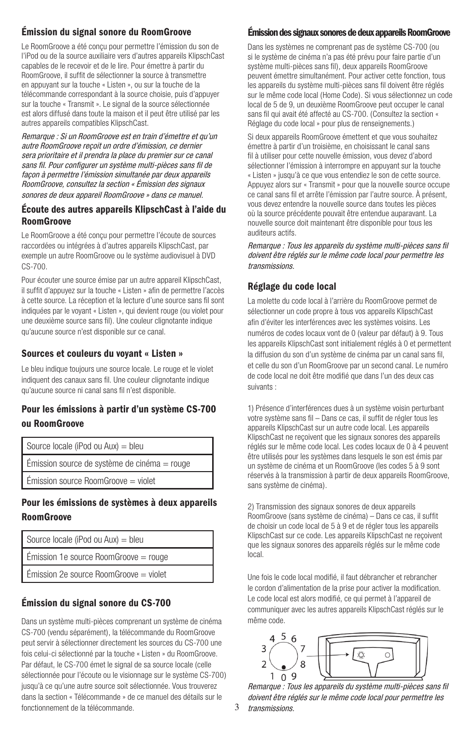 Klipsch ROOMGROOVE User Manual | Page 10 / 68