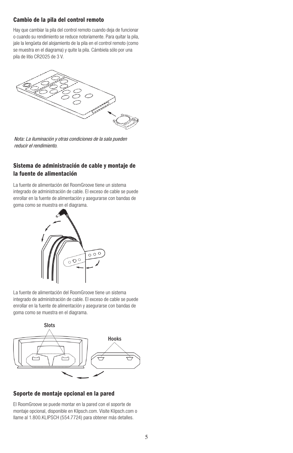Klipsch ROOMGROOVE User Manual | Page 18 / 68