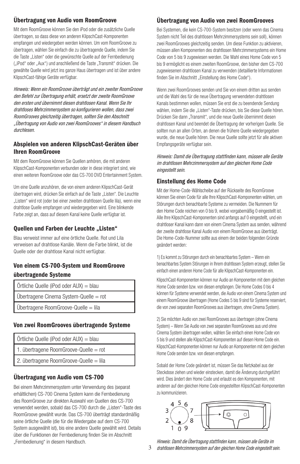 Klipsch ROOMGROOVE User Manual | Page 22 / 68