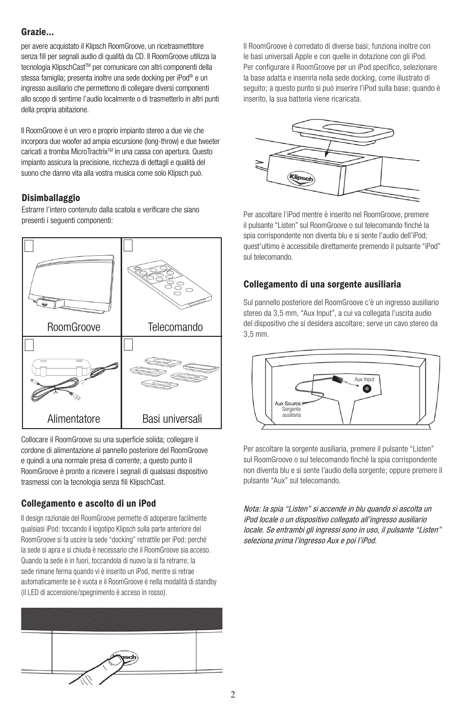 Klipsch ROOMGROOVE User Manual | Page 27 / 68