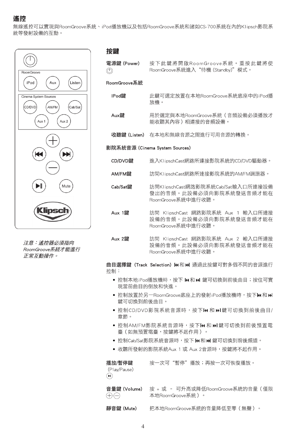 Klipsch ROOMGROOVE User Manual | Page 41 / 68