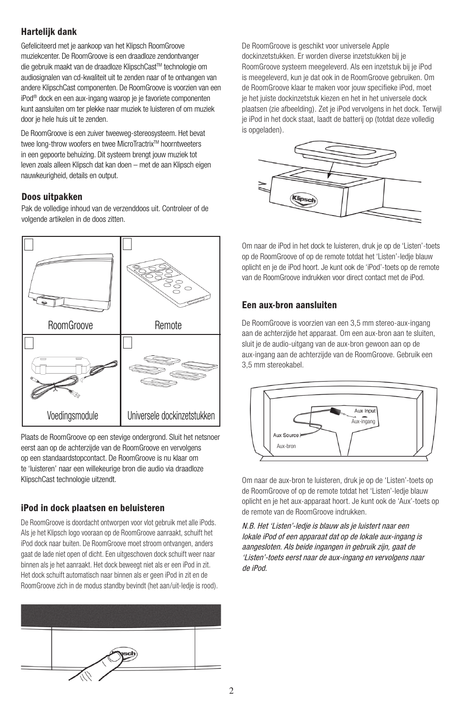 Klipsch ROOMGROOVE User Manual | Page 51 / 68