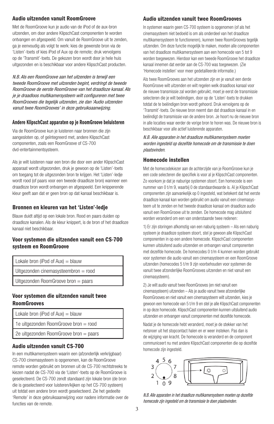 Klipsch ROOMGROOVE User Manual | Page 52 / 68