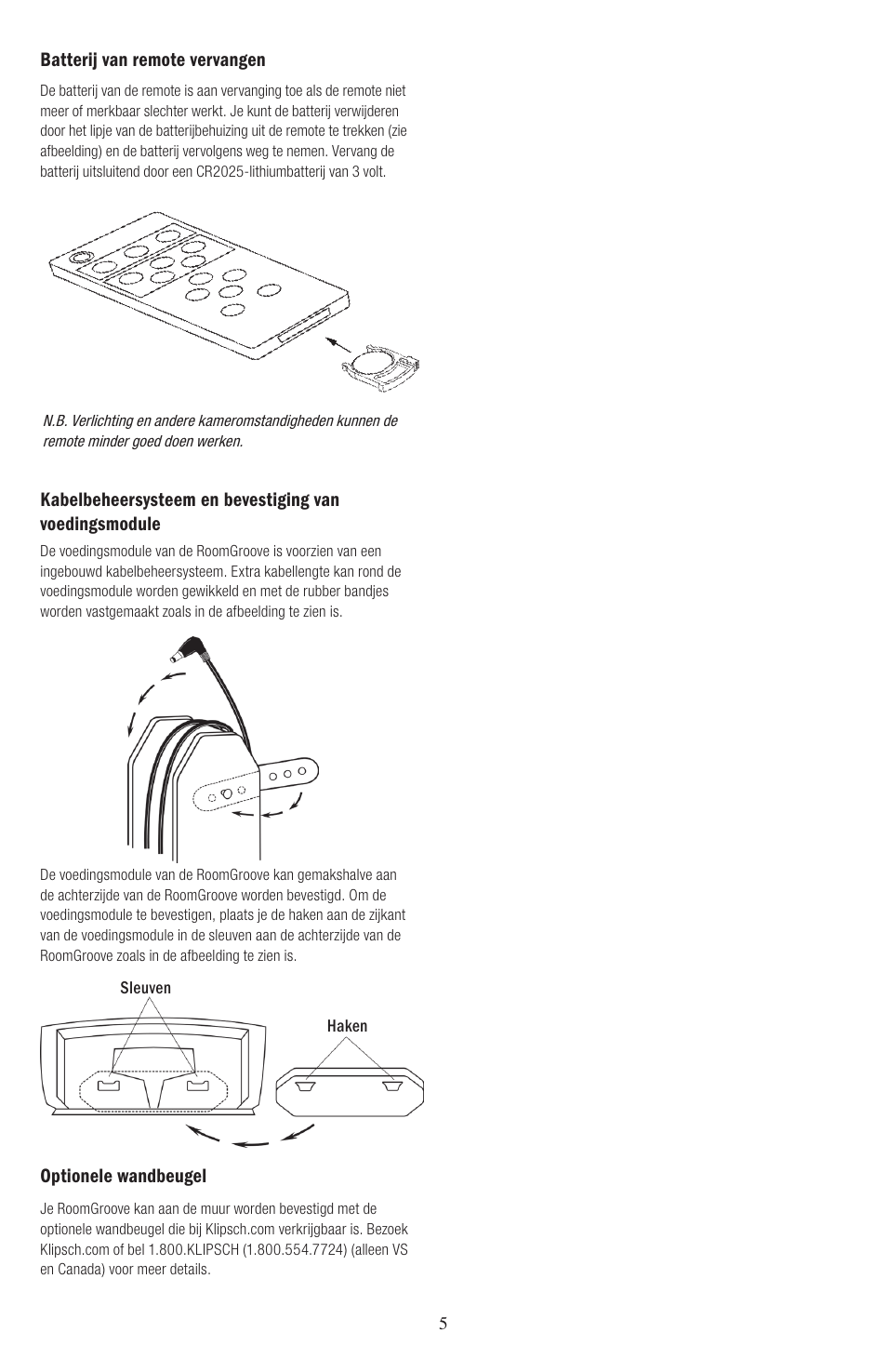 Klipsch ROOMGROOVE User Manual | Page 54 / 68