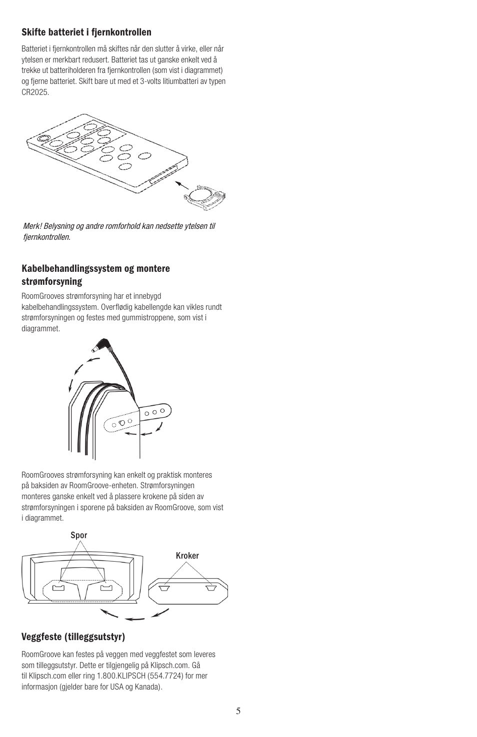 Klipsch ROOMGROOVE User Manual | Page 66 / 68