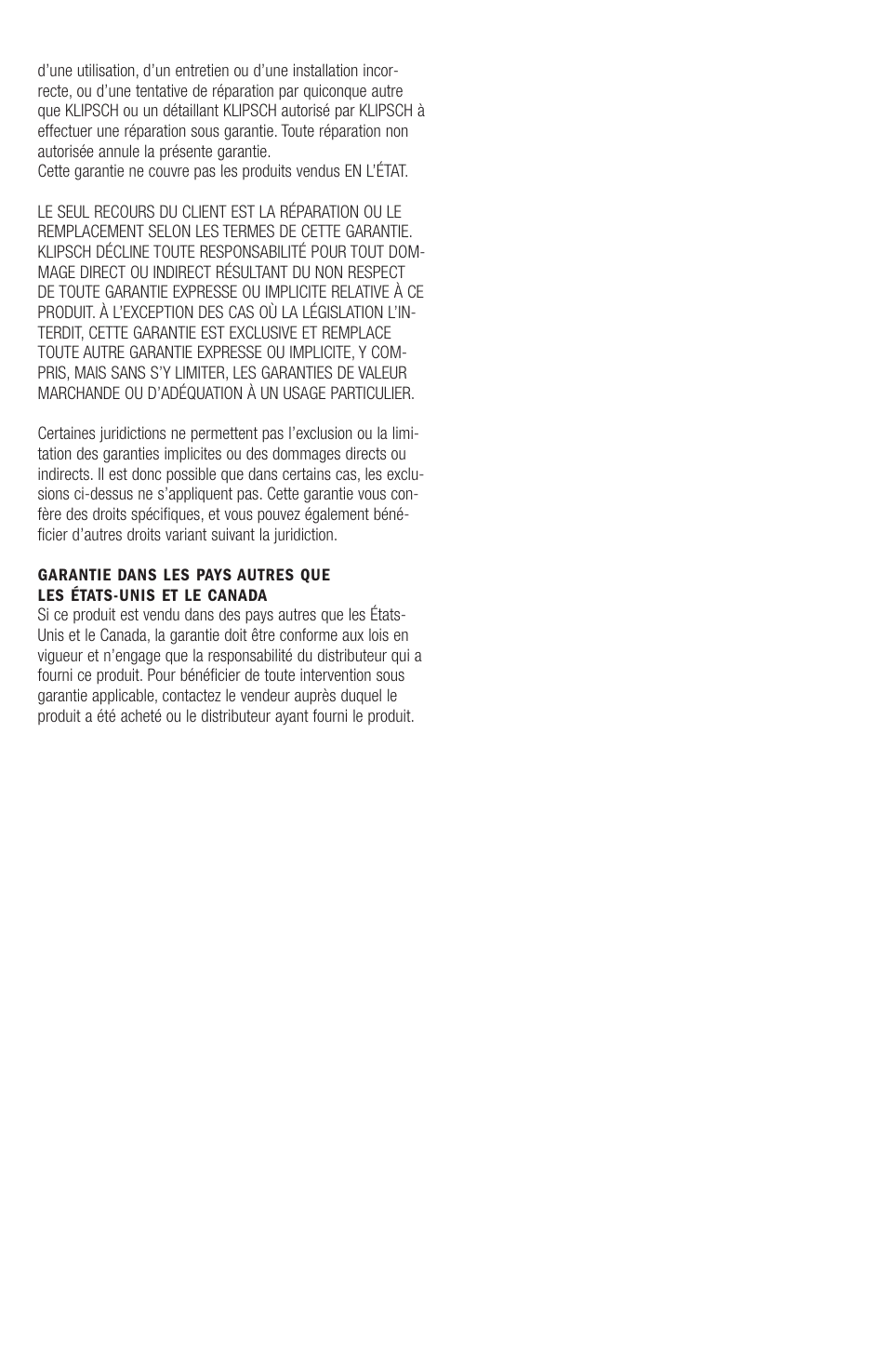 Klipsch Heritage Series Heresy III User Manual | Page 10 / 37