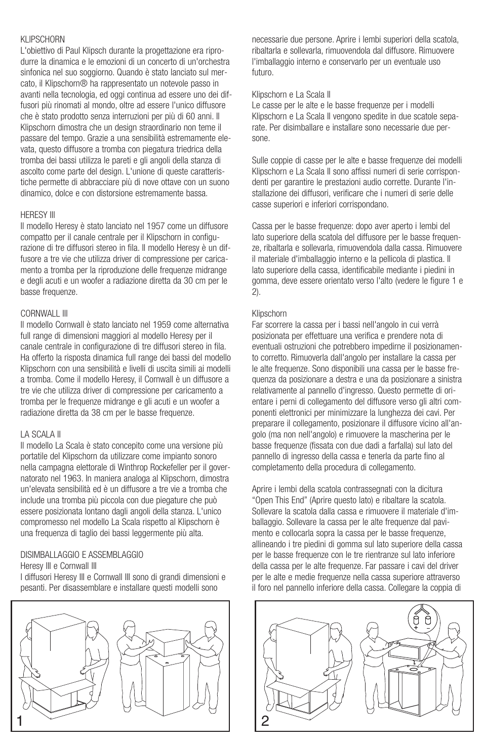 Klipsch Heritage Series Heresy III User Manual | Page 16 / 37