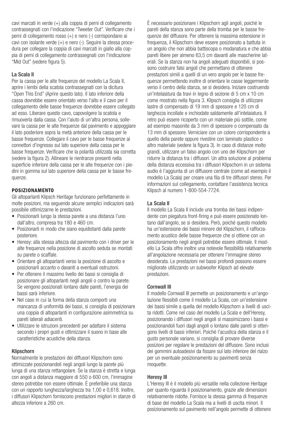 Klipsch Heritage Series Heresy III User Manual | Page 17 / 37