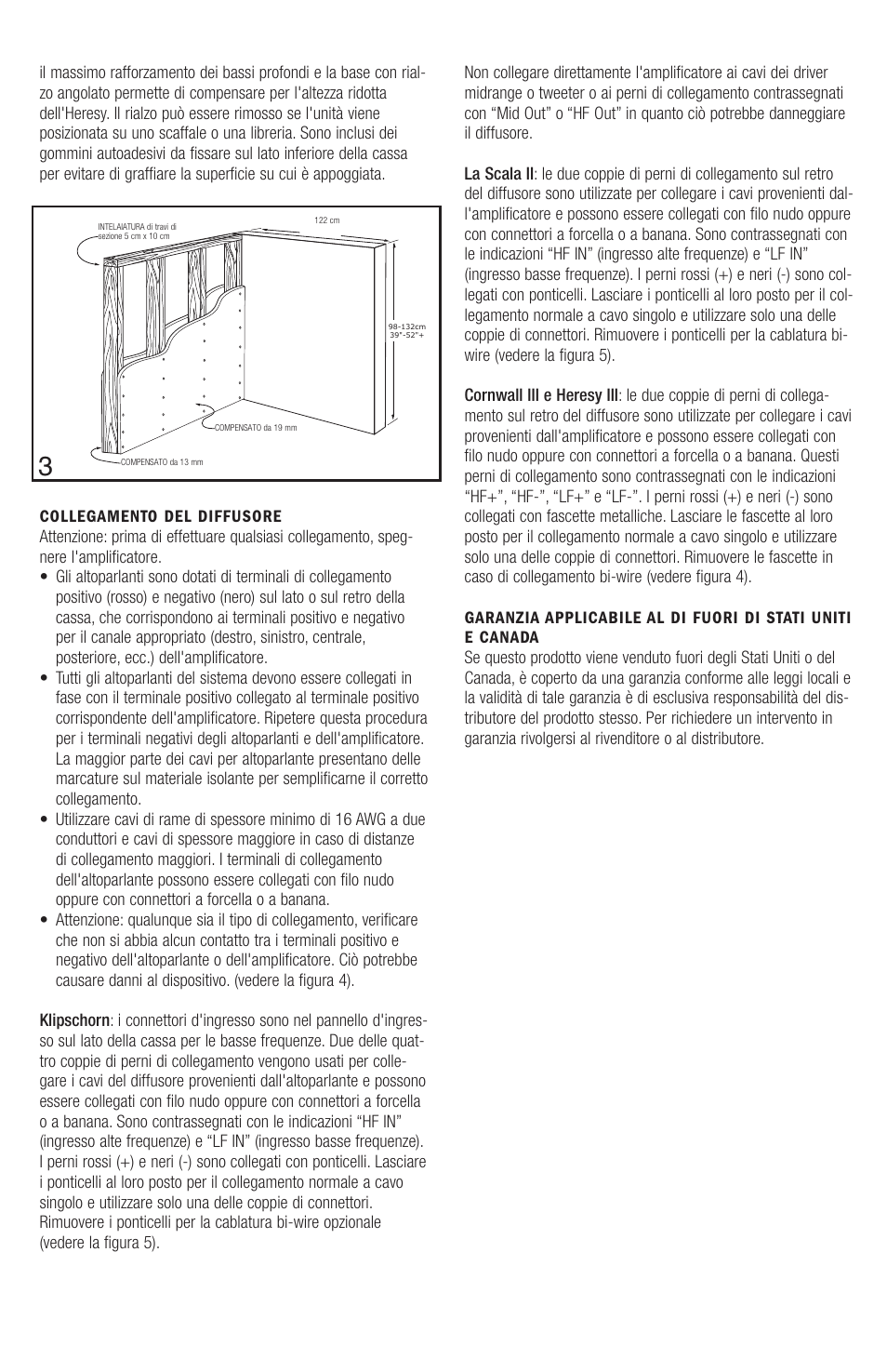 Klipsch Heritage Series Heresy III User Manual | Page 18 / 37