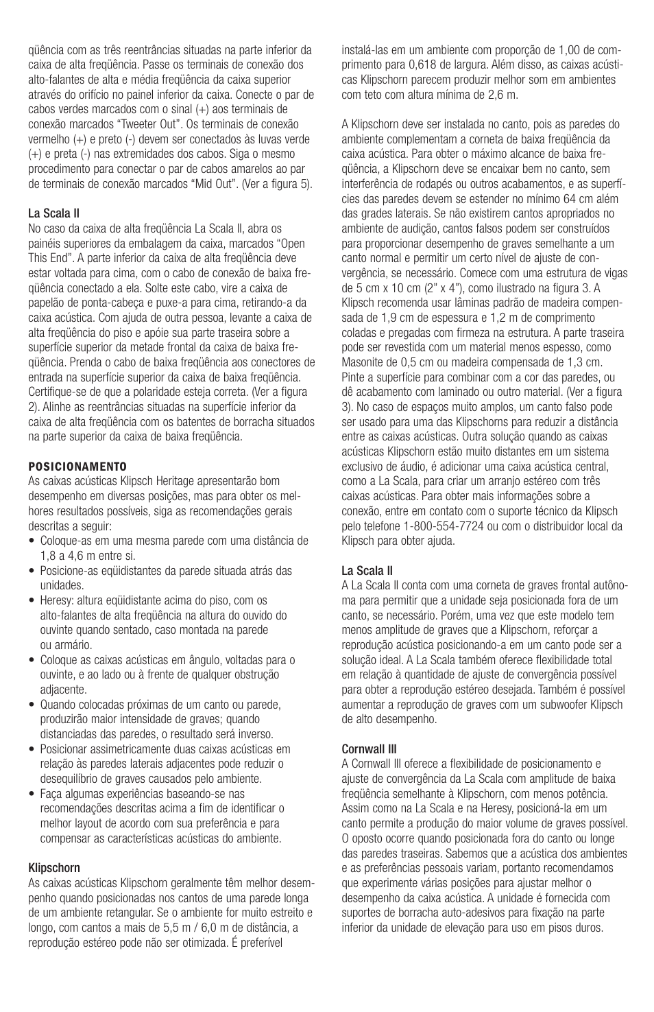 Klipsch Heritage Series Heresy III User Manual | Page 21 / 37