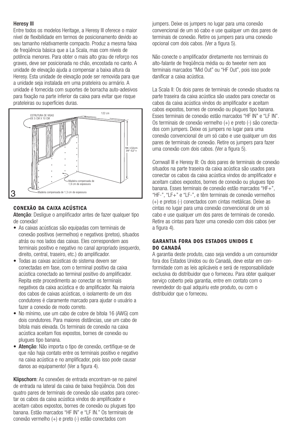Klipsch Heritage Series Heresy III User Manual | Page 22 / 37