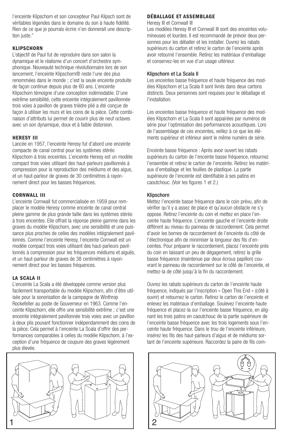 Klipsch Heritage Series Heresy III User Manual | Page 7 / 37