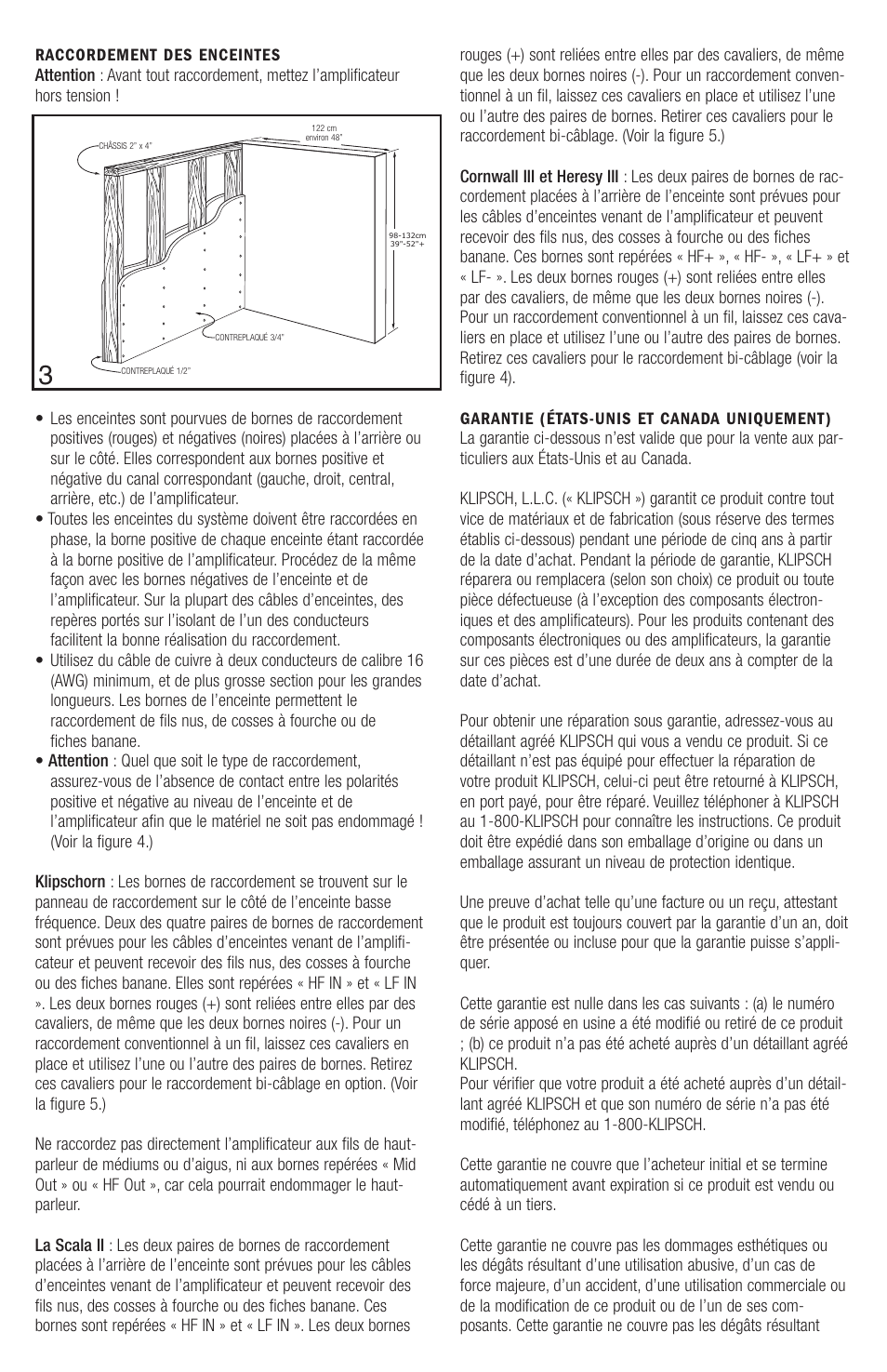 Klipsch Heritage Series Heresy III User Manual | Page 9 / 37