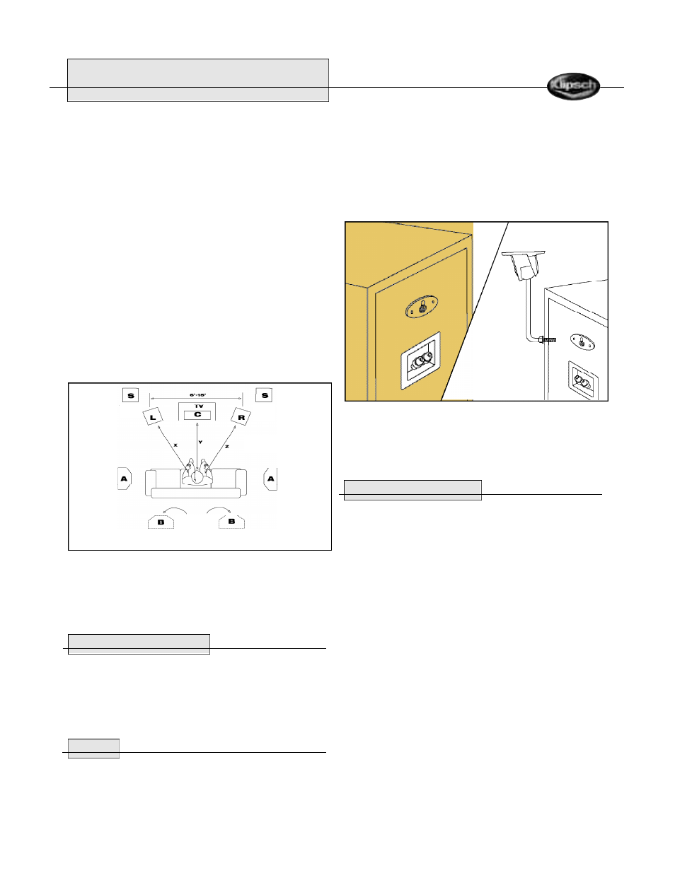 Reference series, X=y=z | Klipsch Mirage MX Bookshelf Speaker User Manual | Page 18 / 24