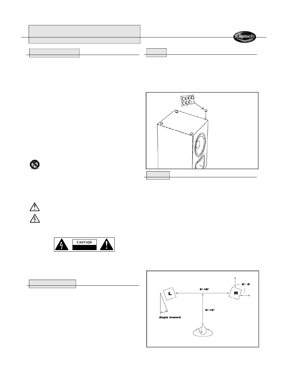 Reference series | Klipsch Mirage MX Bookshelf Speaker User Manual | Page 8 / 24