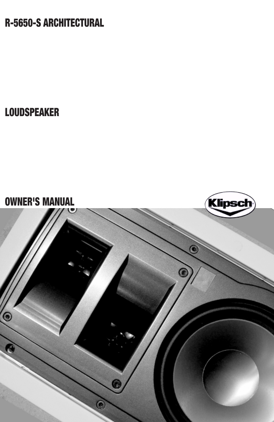 Klipsch R-5650-S User Manual | 20 pages