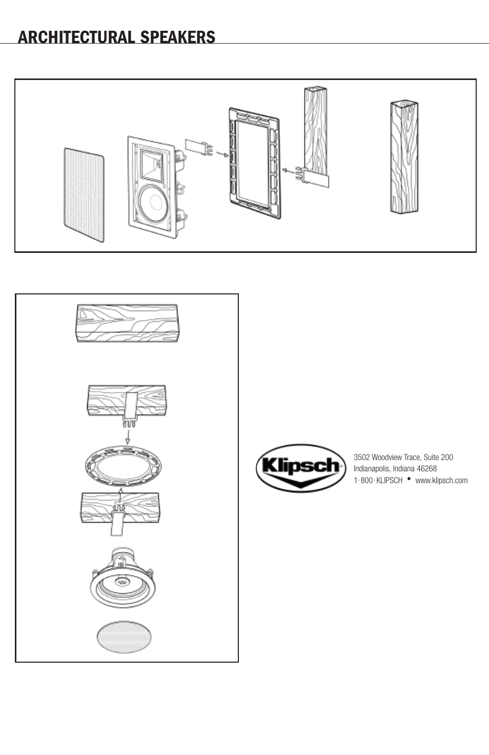 Architectural speakers | Klipsch R-5650-S User Manual | Page 20 / 20