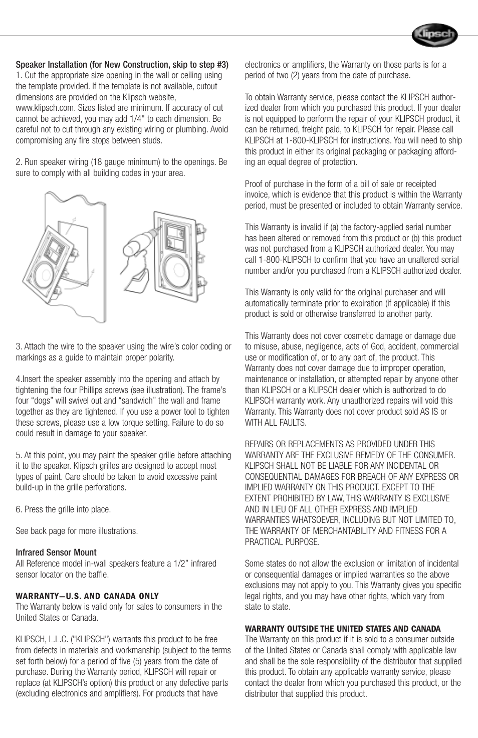 Klipsch R-5650-S User Manual | Page 3 / 20