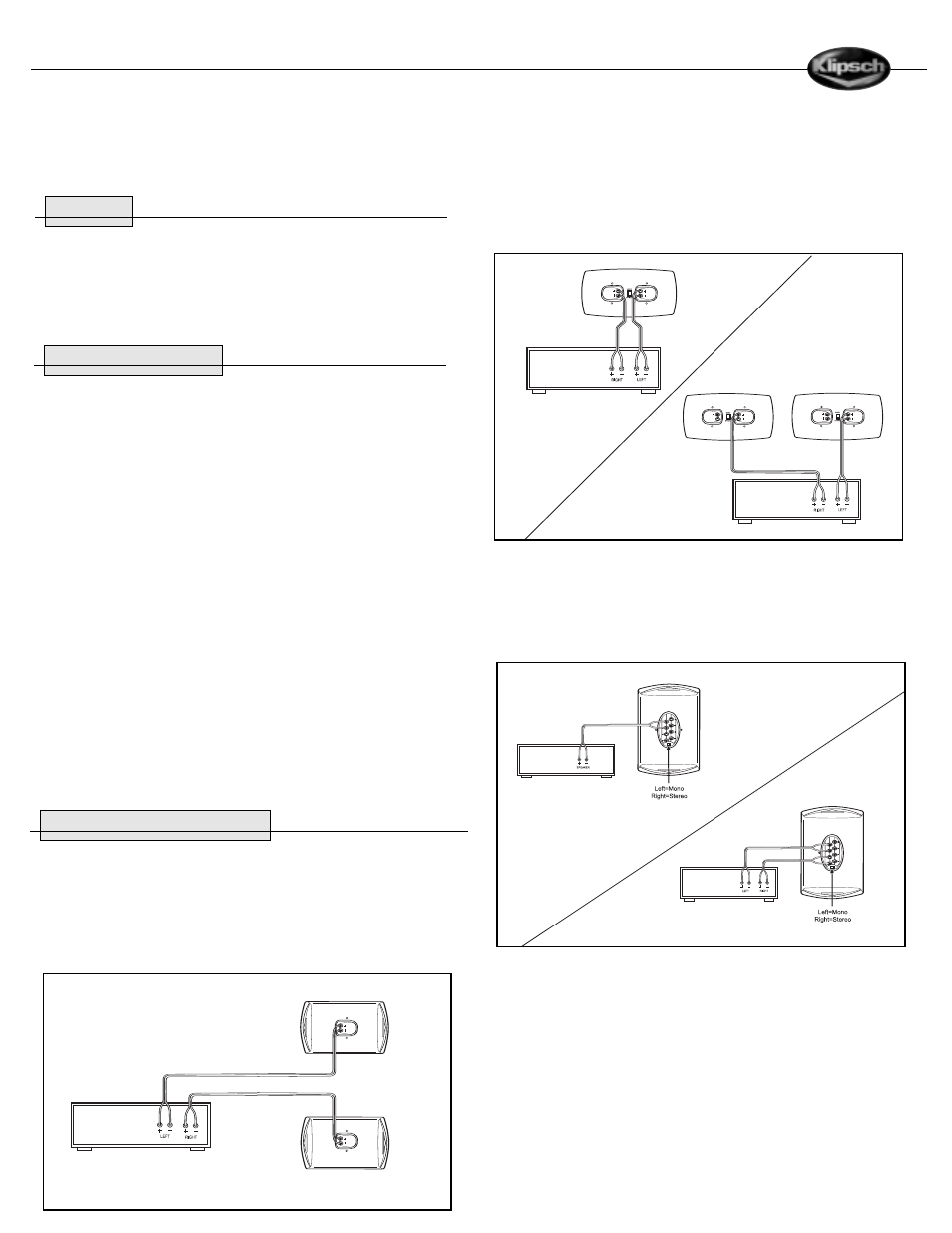 Ab a b | Klipsch AW 650 User Manual | Page 3 / 9