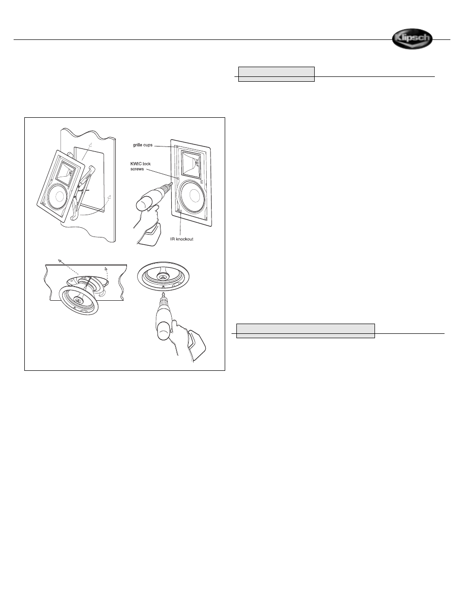 Klipsch AW 650 User Manual | Page 8 / 9