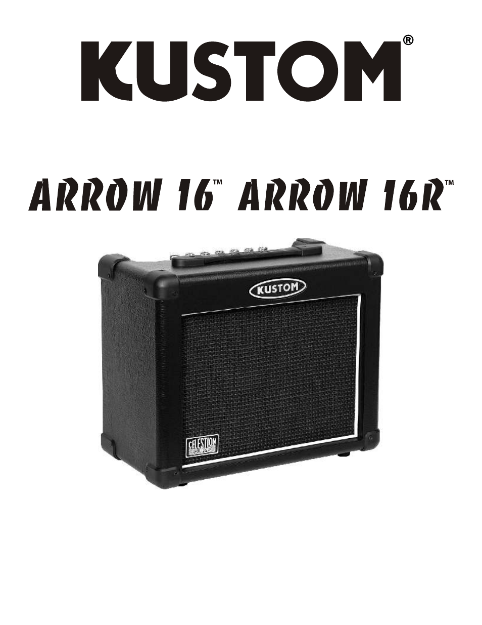 Kustom Arrow 16 User Manual | 8 pages