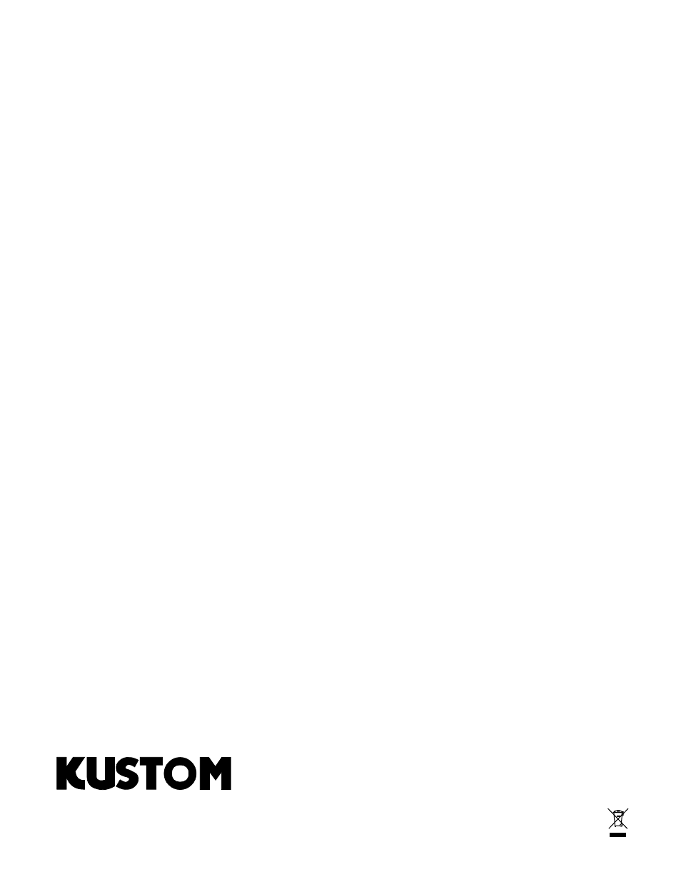 Kustom Arrow 16 User Manual | Page 8 / 8