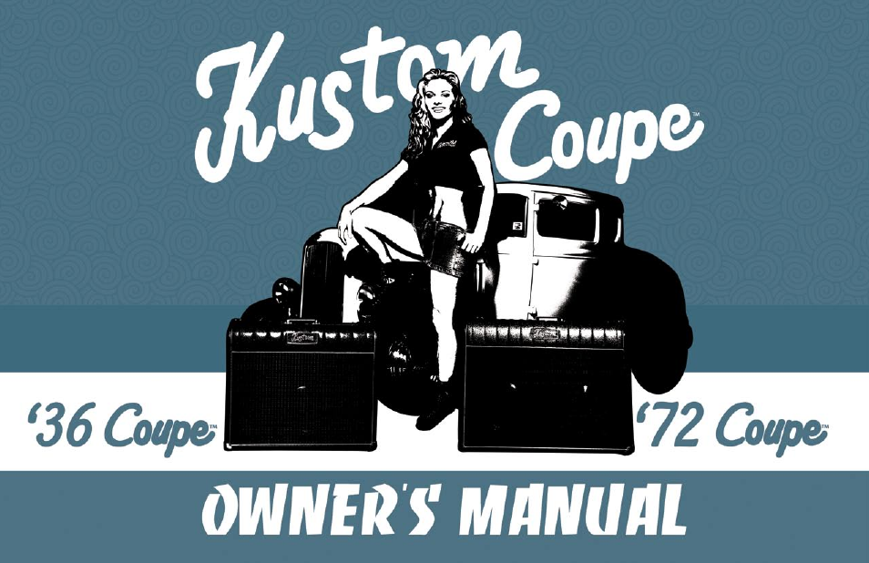 Kustom 36 coupe User Manual | 28 pages