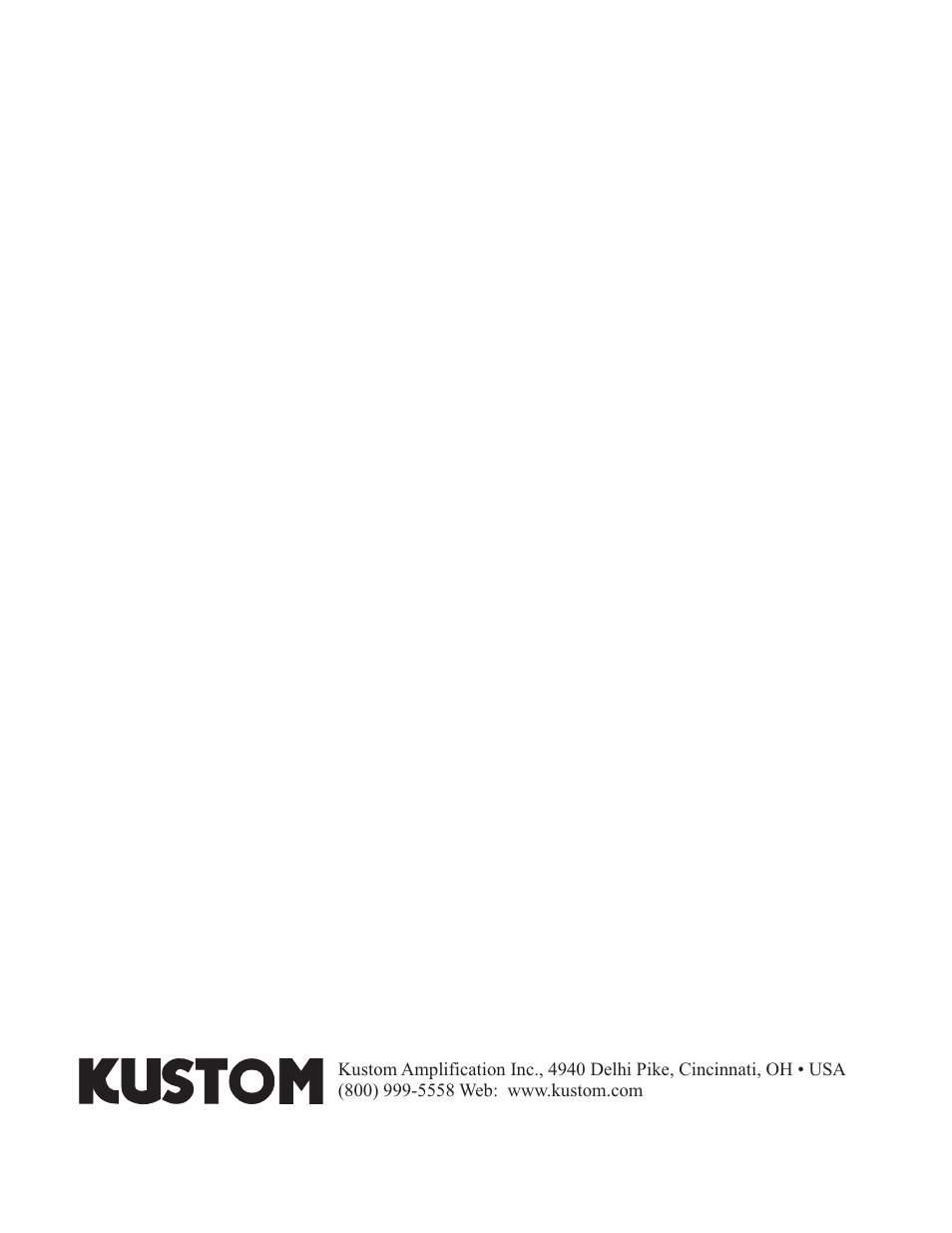 Kustom GROOVE 1200 User Manual | Page 12 / 12