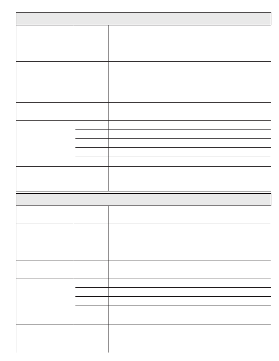 V15 specifications, 15h specifications | Kustom V15 User Manual | Page 9 / 11