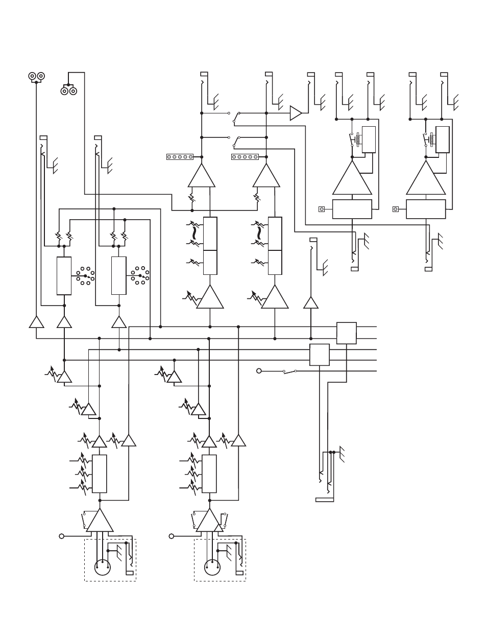 Signal flow diagram, Channel 1-6 channel 7-8, Speaker a | Speaker b | Kustom KPM 8420T User Manual | Page 13 / 16