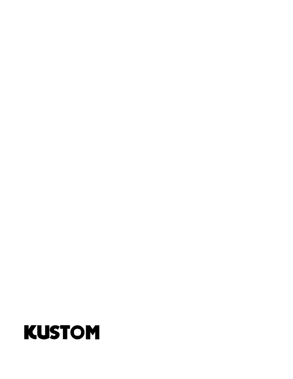 Kustom GROOVE 310C User Manual | Page 12 / 12