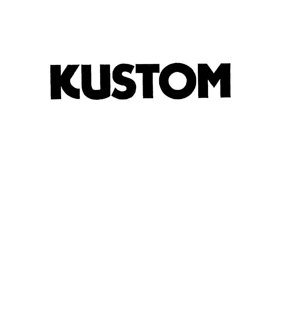 Kustom KHS-6640 User Manual | 14 pages
