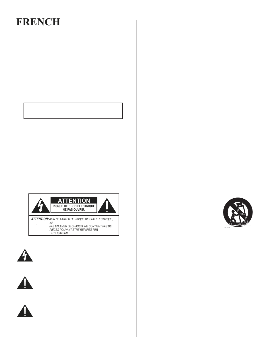 French, Attention | Kustom 12 Gauge User Manual | Page 3 / 8