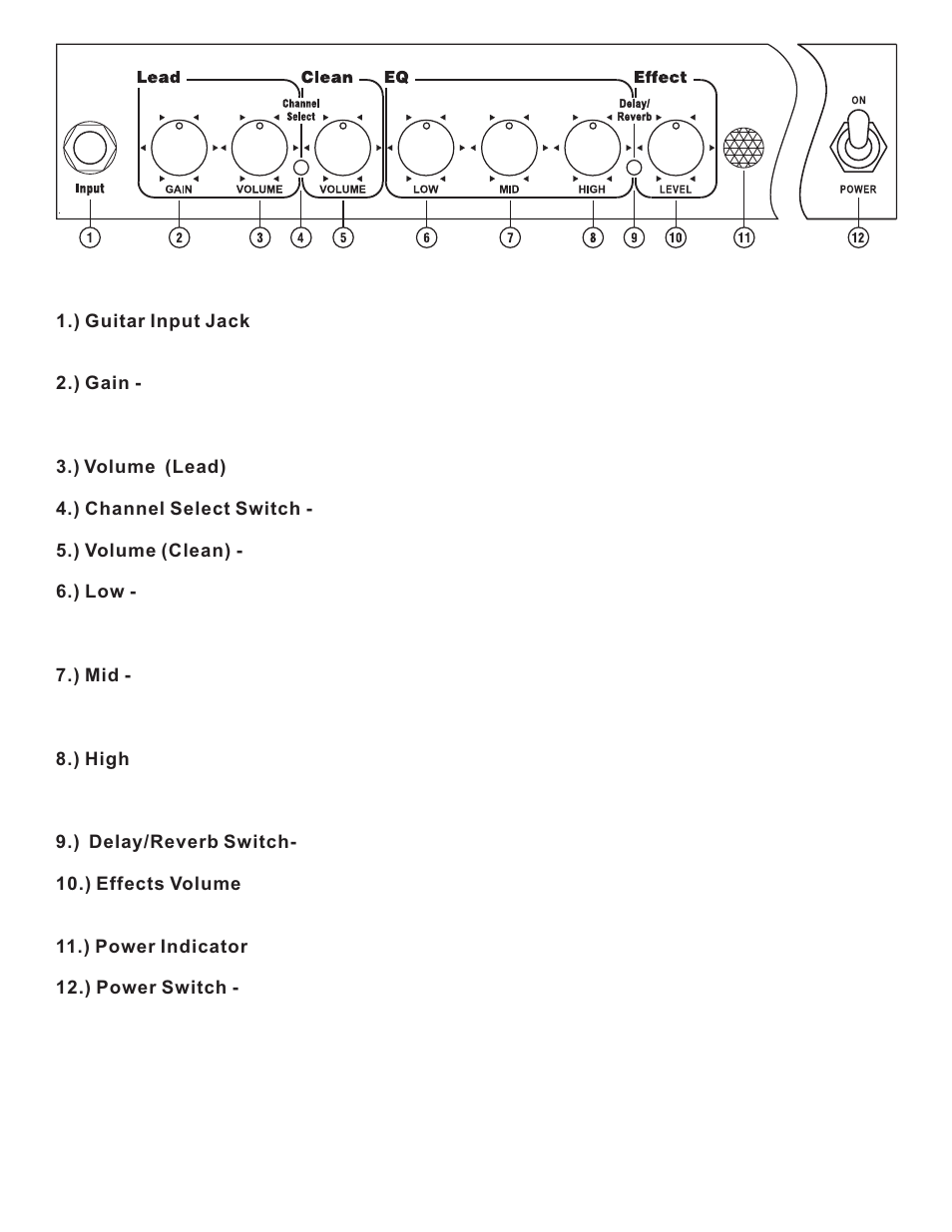 Kustom 12 Gauge User Manual | Page 4 / 8