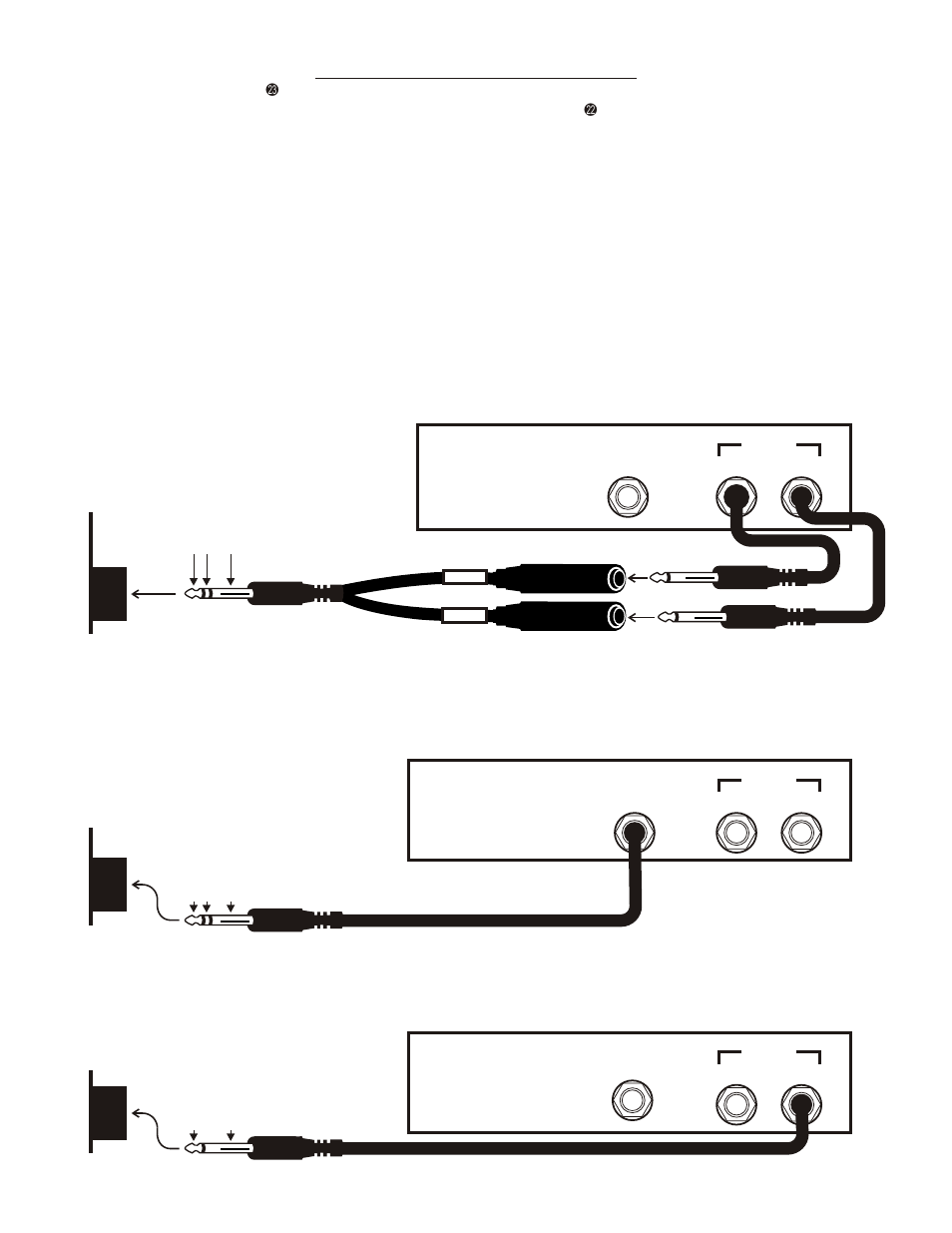 Keyboard, Ch 5 input, 1/4” stereo instrument cable | Ch 5 input 1/4” stereo instrument cable, Methods for connecting instruments to channel 5 | Kustom Profile System Two User Manual | Page 13 / 20
