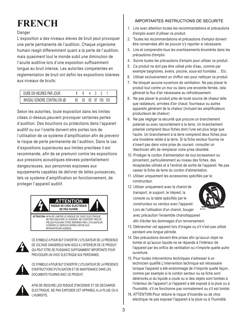 French | Kustom AP12P User Manual | Page 3 / 8
