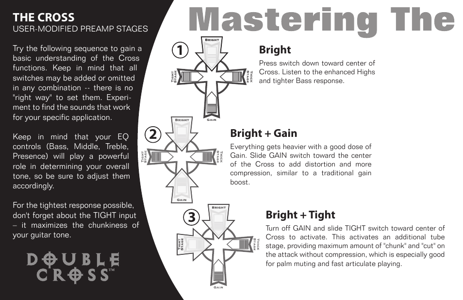 The cross | Kustom Double Cross none User Manual | Page 17 / 26